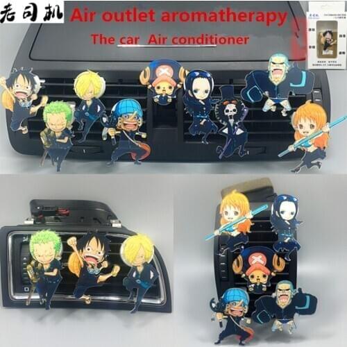 One piece black style anime action figure prefect quality acrylic Air outlet aromatherapy car decoration home decoration