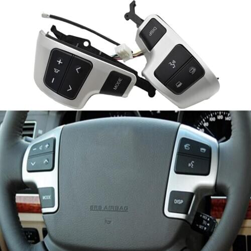 Silver & Grey color Steering PAD Audio Control Switch 84250-60050 For Toyota LAND CRUISER 200 2008-2011