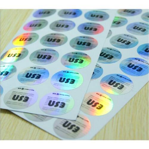 Custom fancy waterproof high temperature resistant PVC label printing