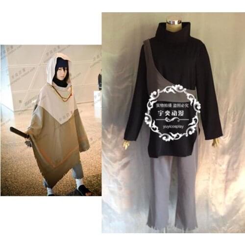 The last Uchiha Sasuke Cosplay costume Anime Custom Made