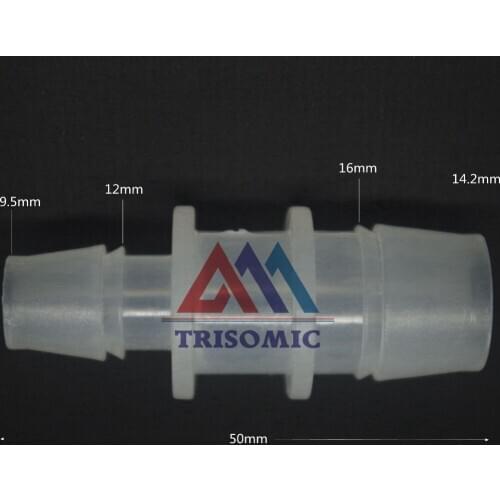 14.2mm*9.5mm Straight Reducing Connector Plastic Fitting Barbed Reducing Connector
