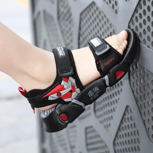 Boys' sandals 2021 summer new anti slip wear resistant childrens sandals