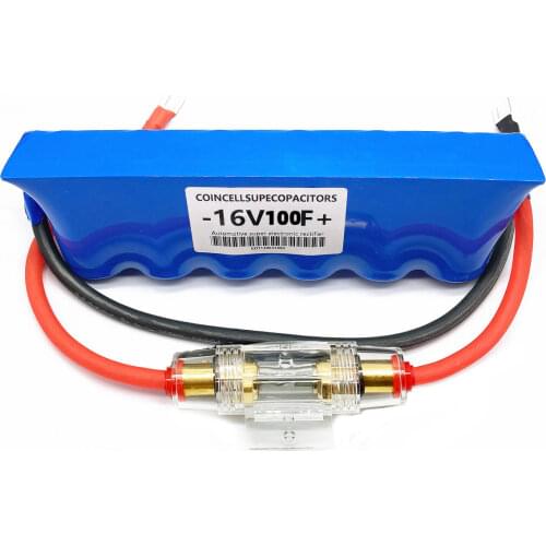 Super farad capacitor 16v100f electronic starter 2.8v600f rectifier large capacity and high power battery auxiliary