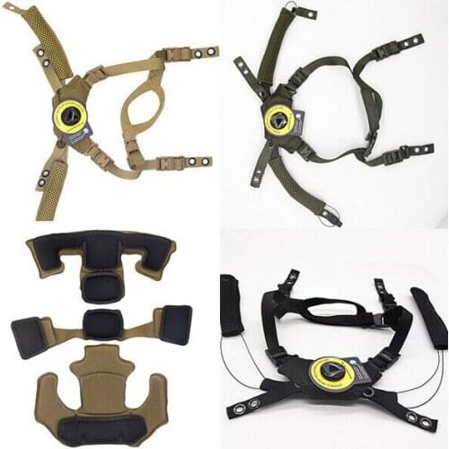 Tactical Helmet fixed hanging strap & spongy pad cushion For WENDY helmet
