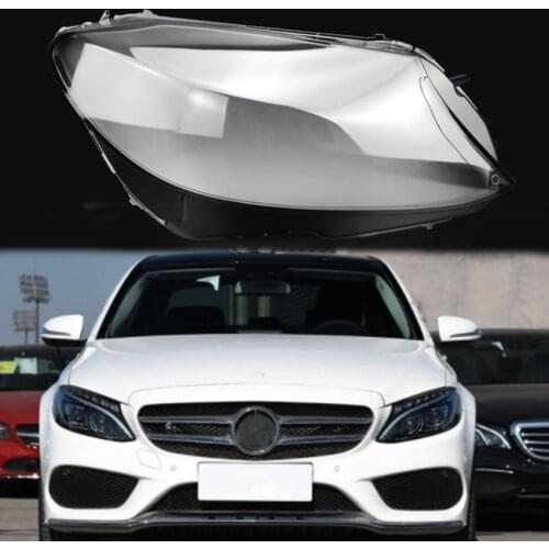 W205 LENS lampshade Lens protection plastic Headlight cover for Mercedes-Benz C Class W205 C180 C200L C260L C 280 C300 LENS 2015