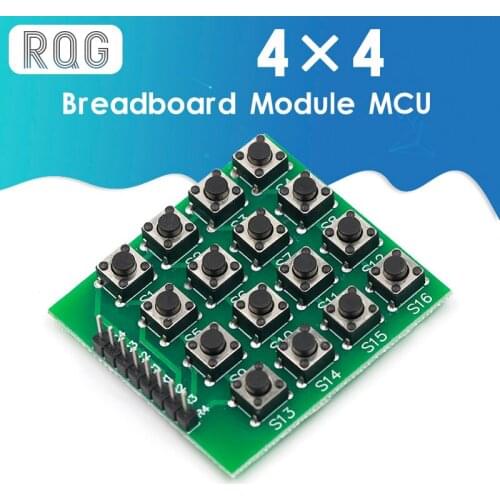 4x4 Matrix 16 Keypad Keyboard Module 16 Button Mcu for Arduino