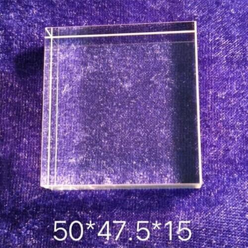 50*47.5*15 MM photon hair removal instrument light guide crystal, E light hair removal beauty instrument light guide crystal