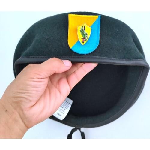 United States US Army 8th Special Forces Group Wool Green Beret ARMY SPECIAL FORCES METAL INSIGNIA Military Hat 1963~1972