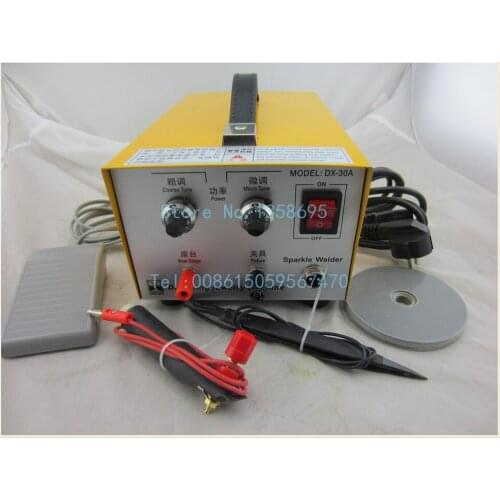 Gold spot spark welder,mini jewelry welding machine, electric welding machine,220V pulse welder with extra 1 electrode
