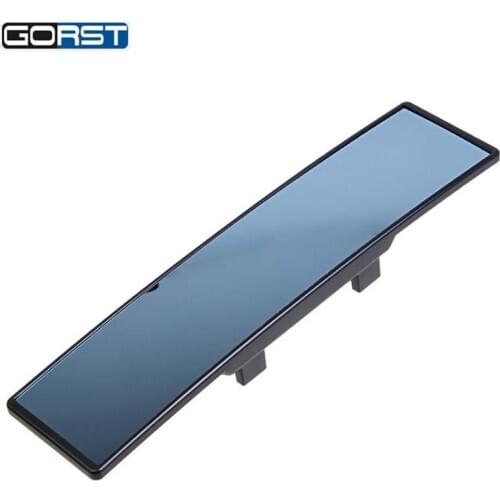 Car Inside Rearview Mirror Wide Angle Mirror After Sportscenter Reflective Lens Curved Glass Blue Side Mirror