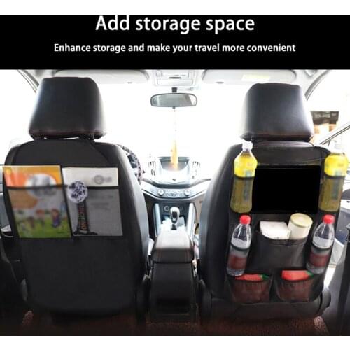 Car Organizer Multi-Pocket Car Auto Phone Pocket Pouch Car Back Seat Organizer Protector Hanging Storage Bag