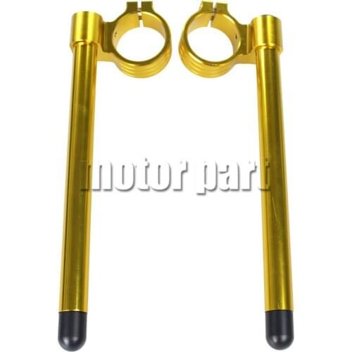 For Honda CBR1000R CBR1000 R CBR 929 954 RC51 RC45 Motorcycle 50mm Fork Tube Clip-ons Handle Bar CNC Riser Handlebar Gold Color
