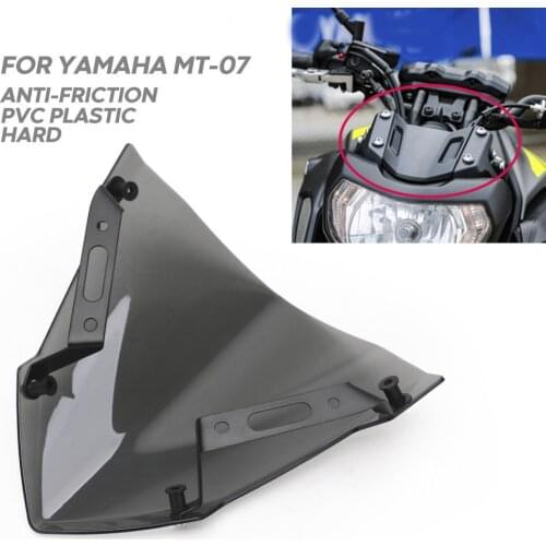 70% Dropshipping!!Motorcycle Windshield Strong Windscreen Wind Deflector Modified Parts for Yamaha MT-07 FZ-07 18-20