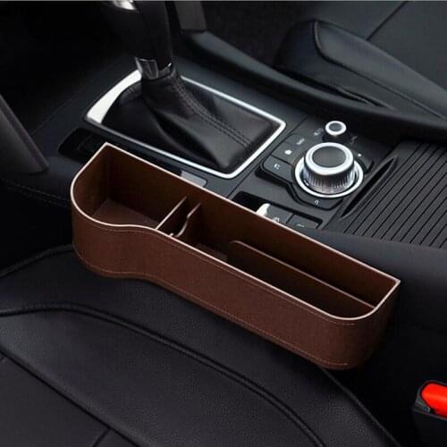 Car Seat Gap Slit Pocket Catcher Auto Organizer Storage Box Phone Bottle Cups Holder Box For Cars Auto Accessories