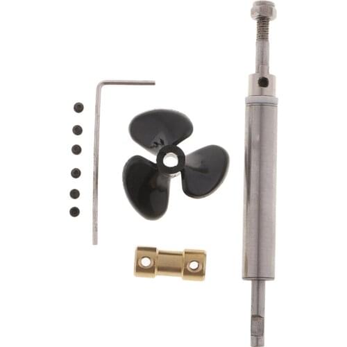 RC Boat Ship Yacht Kit - Drive Shaft, Coupler, Propeller, Sleeve, Gasket Set