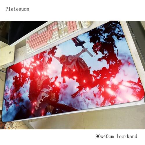 Black clover padmouse wrist rest accessory 900x400mm mouse pad anime gaming enterprise rubber mats keyboard mouse mat gamer