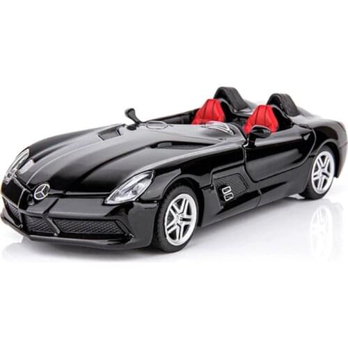 1:32 SLR Roadster Sports Alloy Open Car Model Diecast Metal Racing Supercar Model Simulation Collectible Boys Gift Childrens Toy