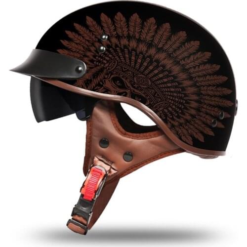 AIS Open Face Motorcycle Motorbike Helmet Retro Moto Helmets Casque Casco Capacete Motoqueiro DOT