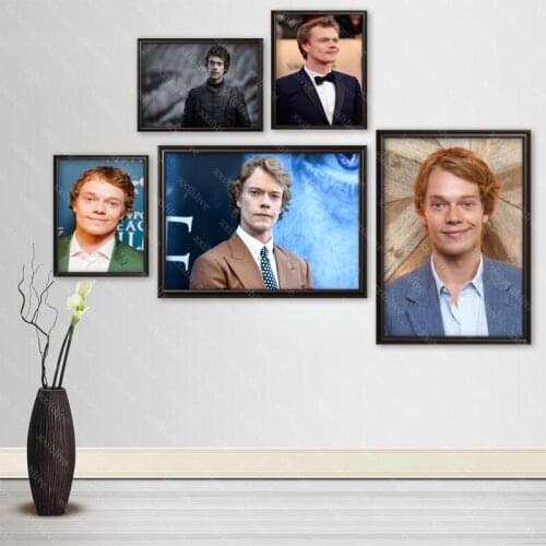 Custom Actor Alfie Allen Posters Art Silk Canvas Poster Bar Room Decoration Painting Home Decor 20X30cm,27X40cm,30X45cm,40X60cm