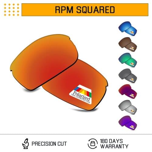 Bwake Polarized Replacement Lenses for-Oakley RPM Squared Sunglasses Frame - Multiple Options