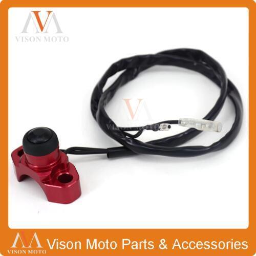 CNC BILLET UNIVERSAL ENGINE STOP START KILL SWITCH BUTTON For HONDA CRF110 CR125R 250R CRF250R CRF250X CRF450R CRF450X Motocross