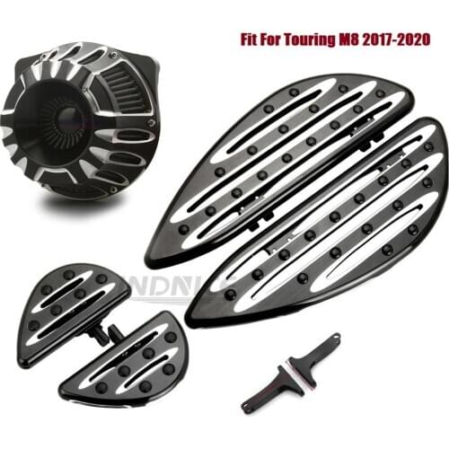 Deep Driver floorboards passenger footboards fit For harley 2017-2020 FLHTCU Electra Glide Ultra Classic FLHX FLHR FLTR