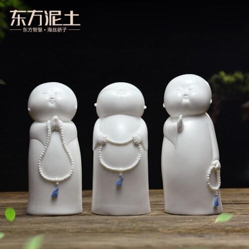 Earth young monk furnishing articles home sitting room of rich ancient frame wine decoration ceramic arts and crafts