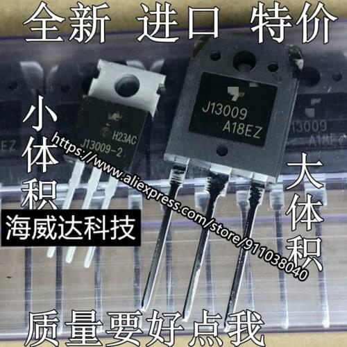 10-20pcs/lot MJE13009-2 New imported genuine J13009-2=e13009-2=FJP13009H2=MJE13009 switch transistor (only have great quality)