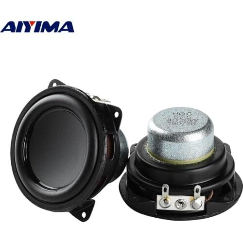 AIYIMA 2Inch Full Range Audio Speaker Unit 57mm 4 Ohm 20W HiFi Stereo Neodymium Loudspeaker DIY Bluetooth Amplifier Altavoz 2PCS
