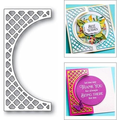 Arch Pattern Grid Frame 2020 New Metal Cutting Dies For DIY Scrapbooking Paper Decor Embossing Craft and Card Making No Stamps