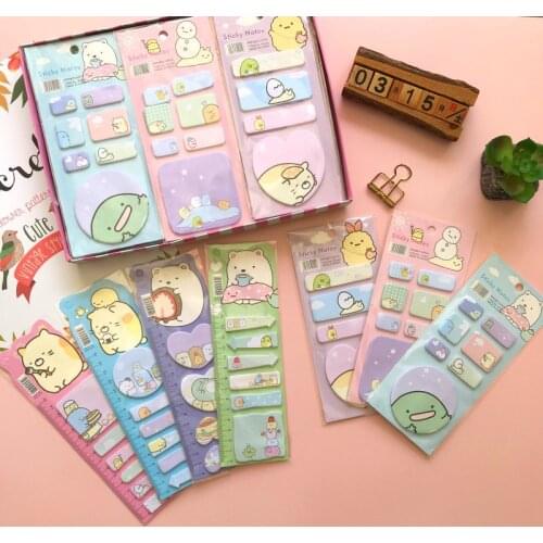40 pcs/lot Cartoon Sumikko Gurashi Memo pad Sticky Notes Cute N Times Stationery Label Notepad Bookmark Post school supplies