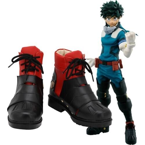 Anime My Hero Academia Izuku Midoriya Cosplay Shoes Boots Halloween Carnival Party Costume Accessory