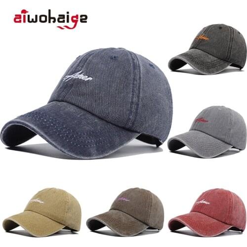 2021 New Summer Washed Baseball Cap Womens Cap Mens Cap Letter Embroidered Sports Leisure Sun Hat Trucker Cap High Quality