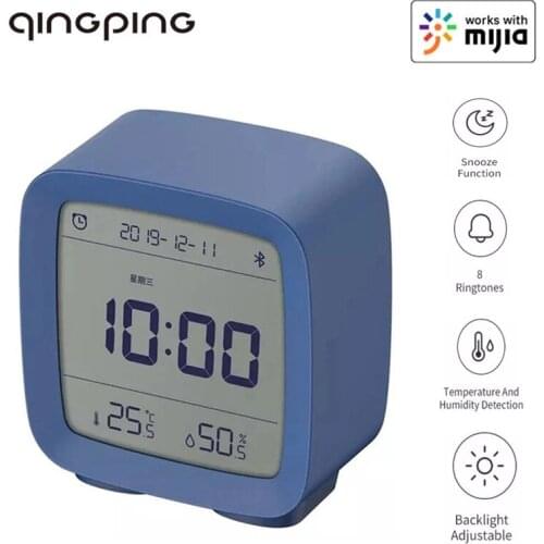 ClearGrass BT Digital Thermometer Smart Remote Control Temperature Humidity Alarm Clock Night Light Smart Home