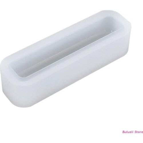 Long Strip Necklace Epoxy Resin Mold Pendants Keychain Silicone Mould DIY Crafts Jewelry Casting Tools AXYD