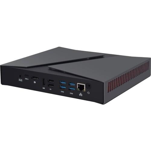 I9 8950HK Mini gaming PC Intel core i5 9300H i7 9750H HD Dual Graphics 2 DDR4 slot BT4.0 WIFI Desktop Computer Win10 Type-C