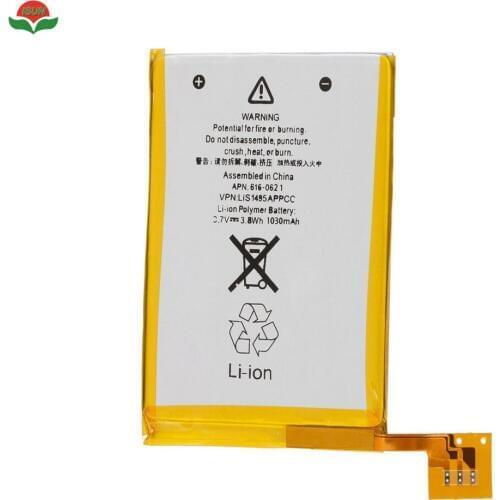 ISUN 20pcs/lot Original Quality Replacement Battery For iPod Touch 5th Generation 5 5g 1030mAh Battery