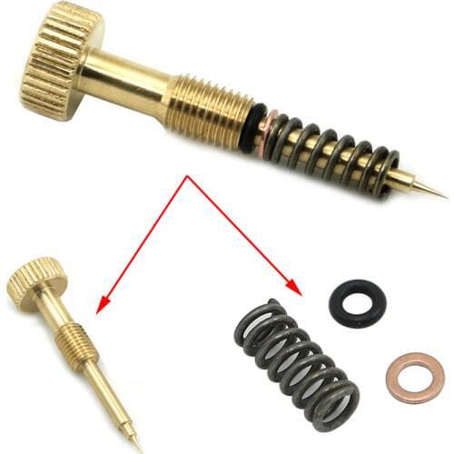 Carburetor Air Adjusting Screw Idle Mixture Fuel Ratio Adjust Screws For 1990 - 2006 Harley CV Keihin CVK Twin Cam Sportster