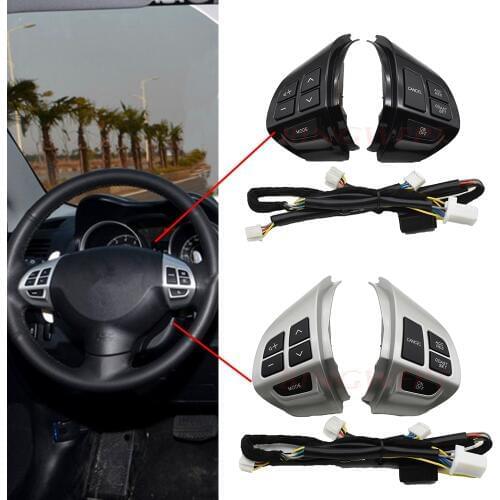 Car -styling buttons FOR Mitsubishi ASX Lancer Multi-function Car steering wheel control buttons with cables Free shipping