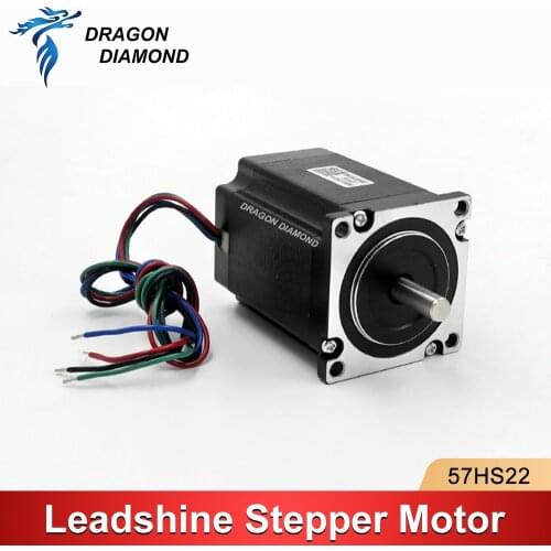Leadshine 2 phase Stepper Motor 57HS22 NEMA23 with 2.2Nm Torque 5.6A Length 81mm Shaft 8mm