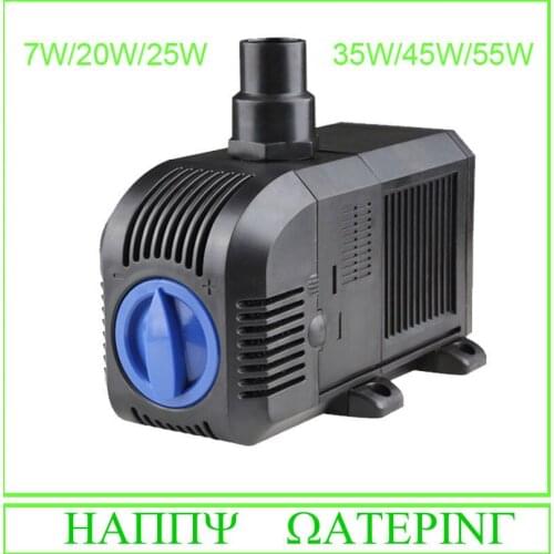 7W/20W/25W/35W/45W/55W Small Submersible Water Pump for Aquarium Fish Tank Pond Fountain Free Shipping