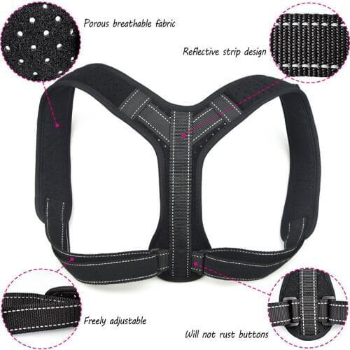 Men Women Back Hump Corset Body Shaping Orthotics Belt Humpback Posture Back Braces Support Back Correction Band Spine Vest