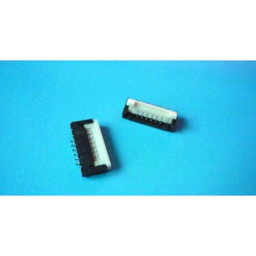 WZSM Free Shipping NEW FFC FPC Flexible Flat Cable Connector Socket 1.0mm Pitch 6 pin Connector