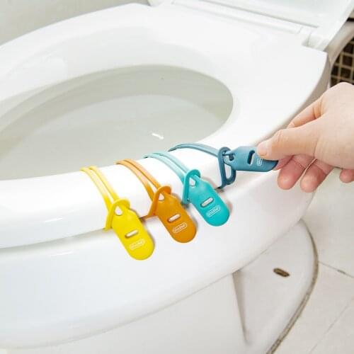 Toilet Lid Lifter Anti-Dirty Hands Toilet Seat Flip Toilet Lid Winding Line Toilet Cover Lifting Device Bathroom WC Accessories