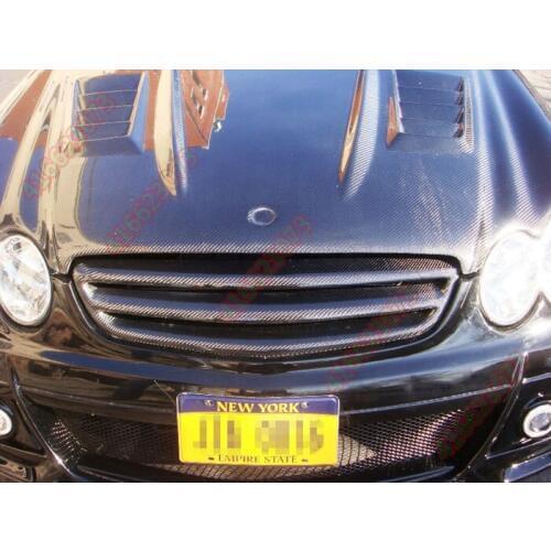 Fit for Mercedes-Benz 05-06 CLK W209 CLK200 CLK240 280 350 carbon fiber grill grille