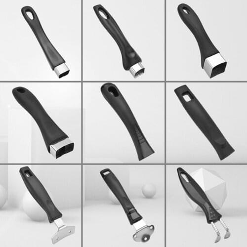 Soup stewpot handle general frying pan handle stainless steel accessories bakelite anti scalding handle single hole milk pot