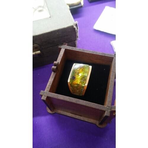 HANDMADE MASTER İŞİ KEHRİBAR RING