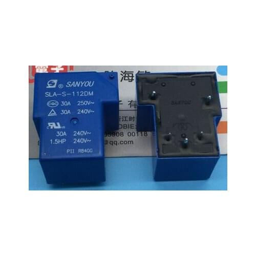 SLA-S-112DM 12VDC 30A 250VAC DIP5/DIP4 T90 SANYON RELAY 1 From A ,New and original