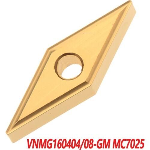 100% Original VNMG VNMG160404-GM MC7025 VNMG160408-GM 10pcs CNC lathe Insertion Carbide Insert Efficient And Durable Quality GM