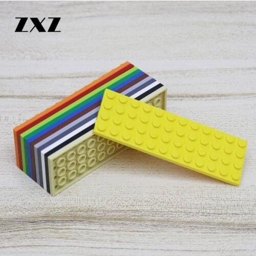 20 PIECES WW2 Military Blocks Accessories Parts Plate 4X12 Dots Building Blocks DIY Model 3029 Kids Figures Floor Base Plates